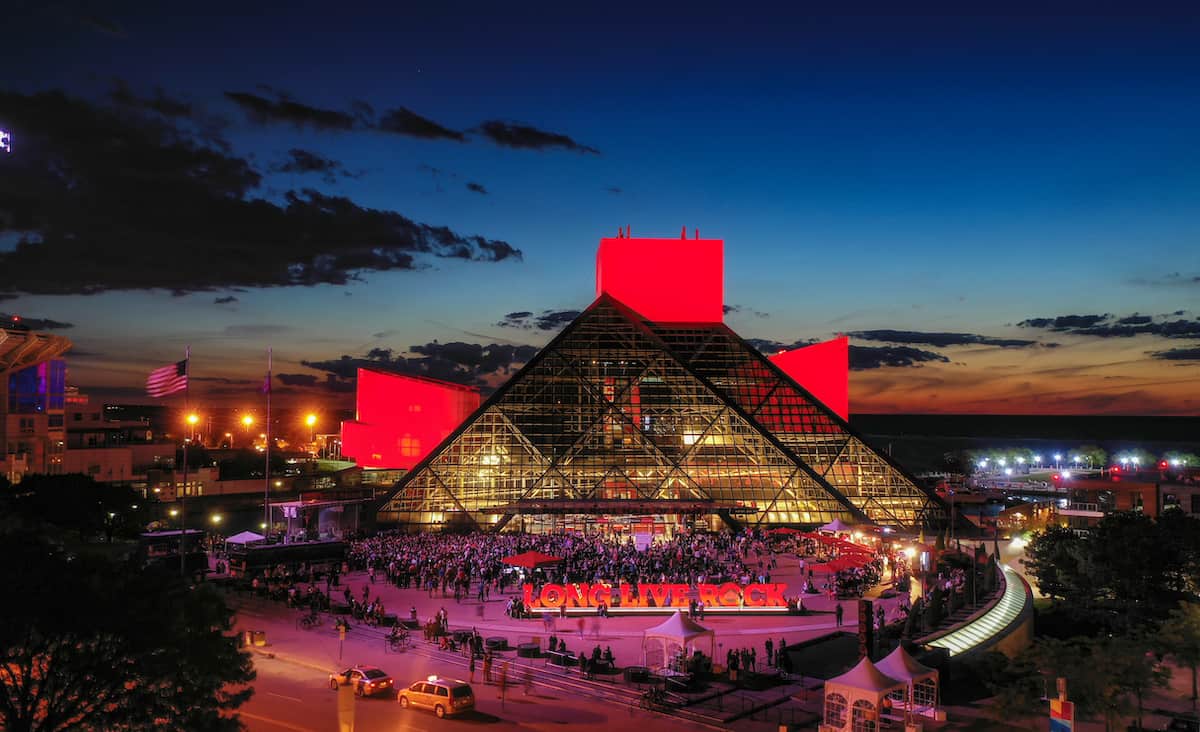 Rock and Roll Hall of Fame in Downtown Cleveland (credit: Rock and Roll Hall of Fame)