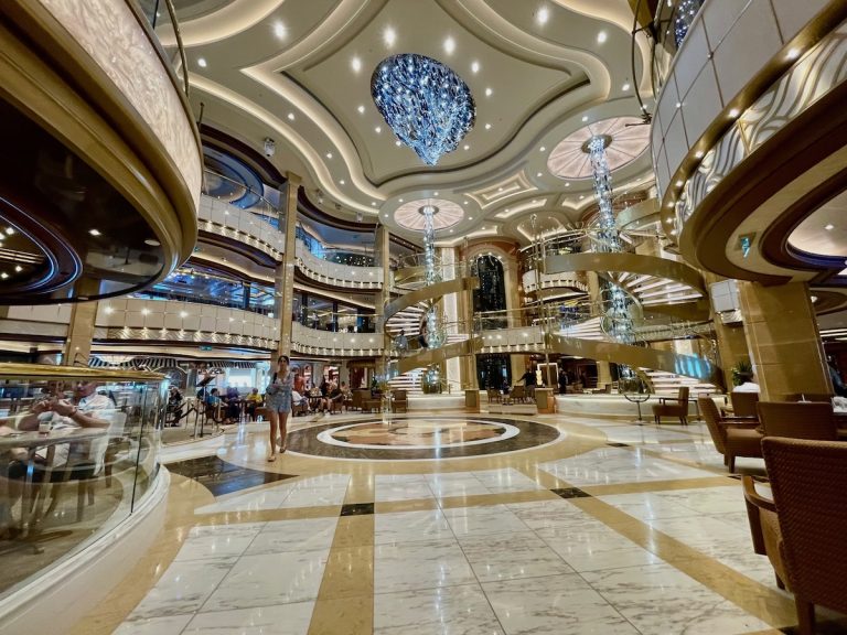 Discovery Princess Review: Elegant atrium on Discovery Princess