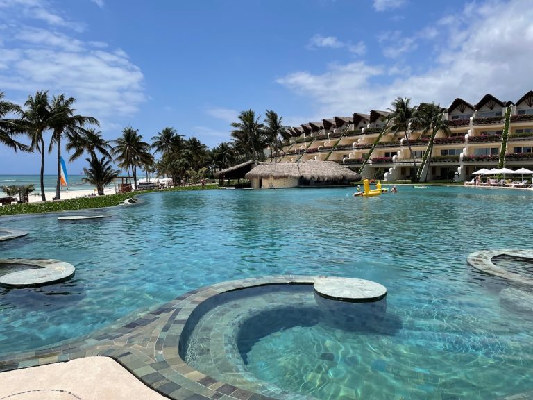 The Ambassador section with its massive pool