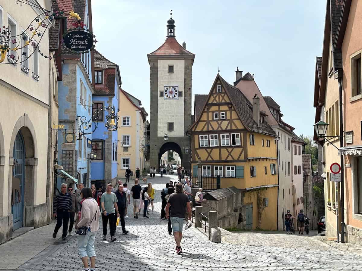 Rothenburg, the best preserved medieval town in Germany