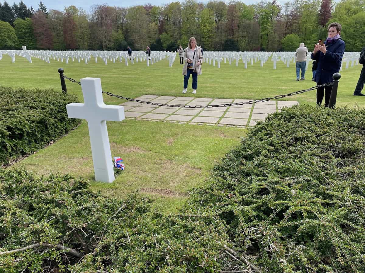General George Patton gravesite at the Luxembourg American Cemetery