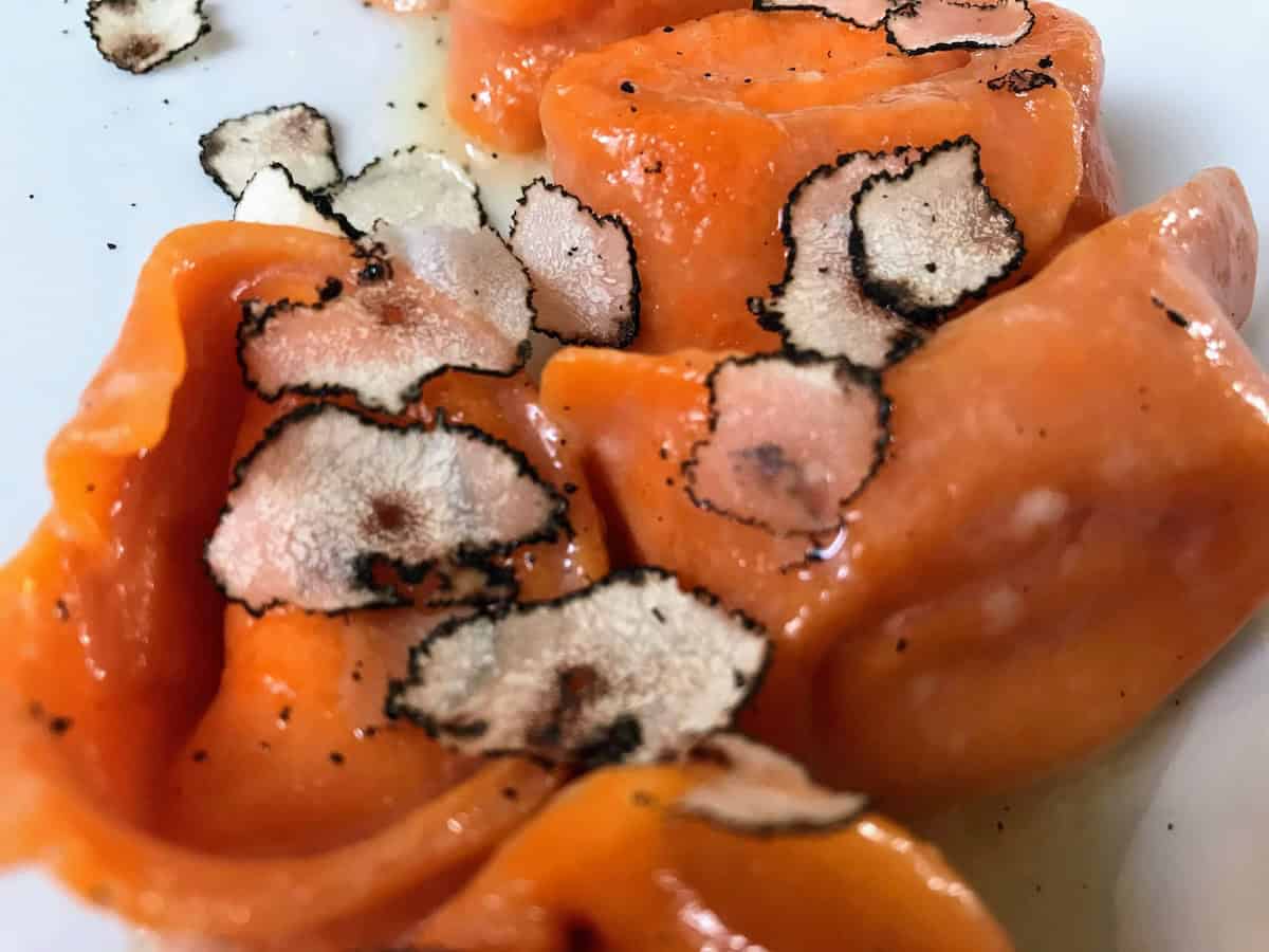 Tortelloni with truffles in Bologna (credit: Jerome Levine)