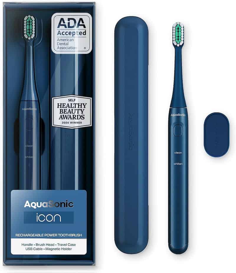 Father's Day Gifts for Dad: Aquasonic Icon electric toothbrush (credit: Aquasonic)