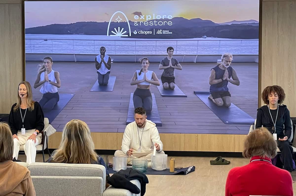 Daily yoga and meditation sessions