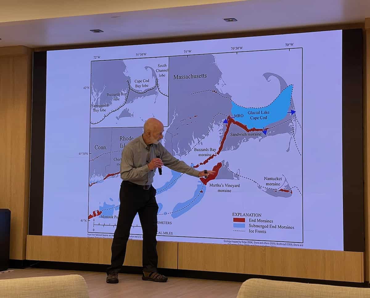 Oceanographer Ed Sobey discusses the geology of the Cape Cod area.