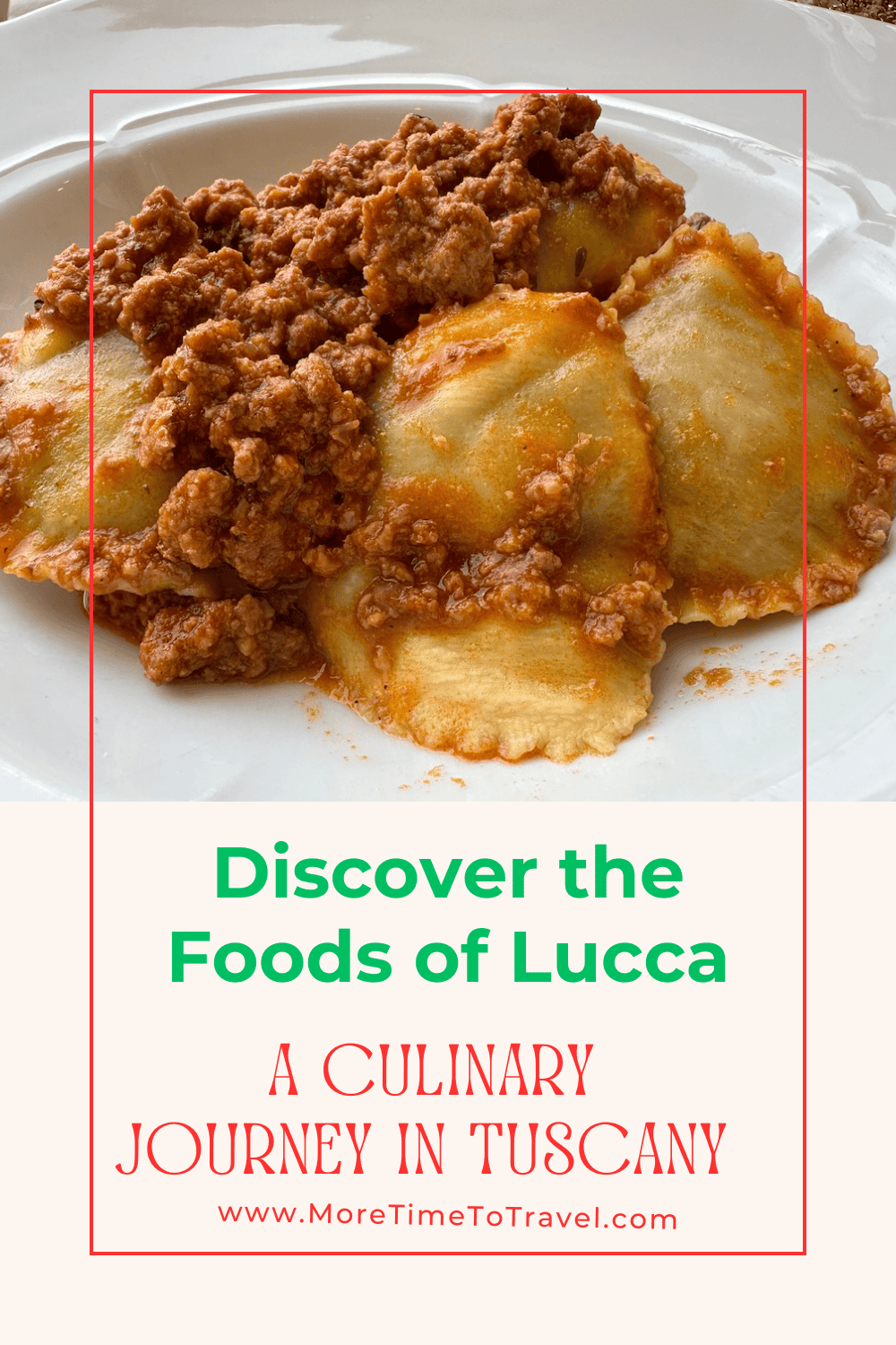 Foods of Lucca pin
