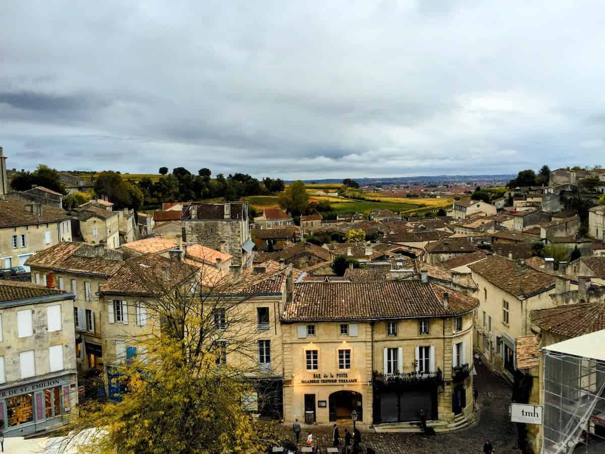 View from Saint-Emilion in the Gironde Department of France (credit: Jerome Levine)