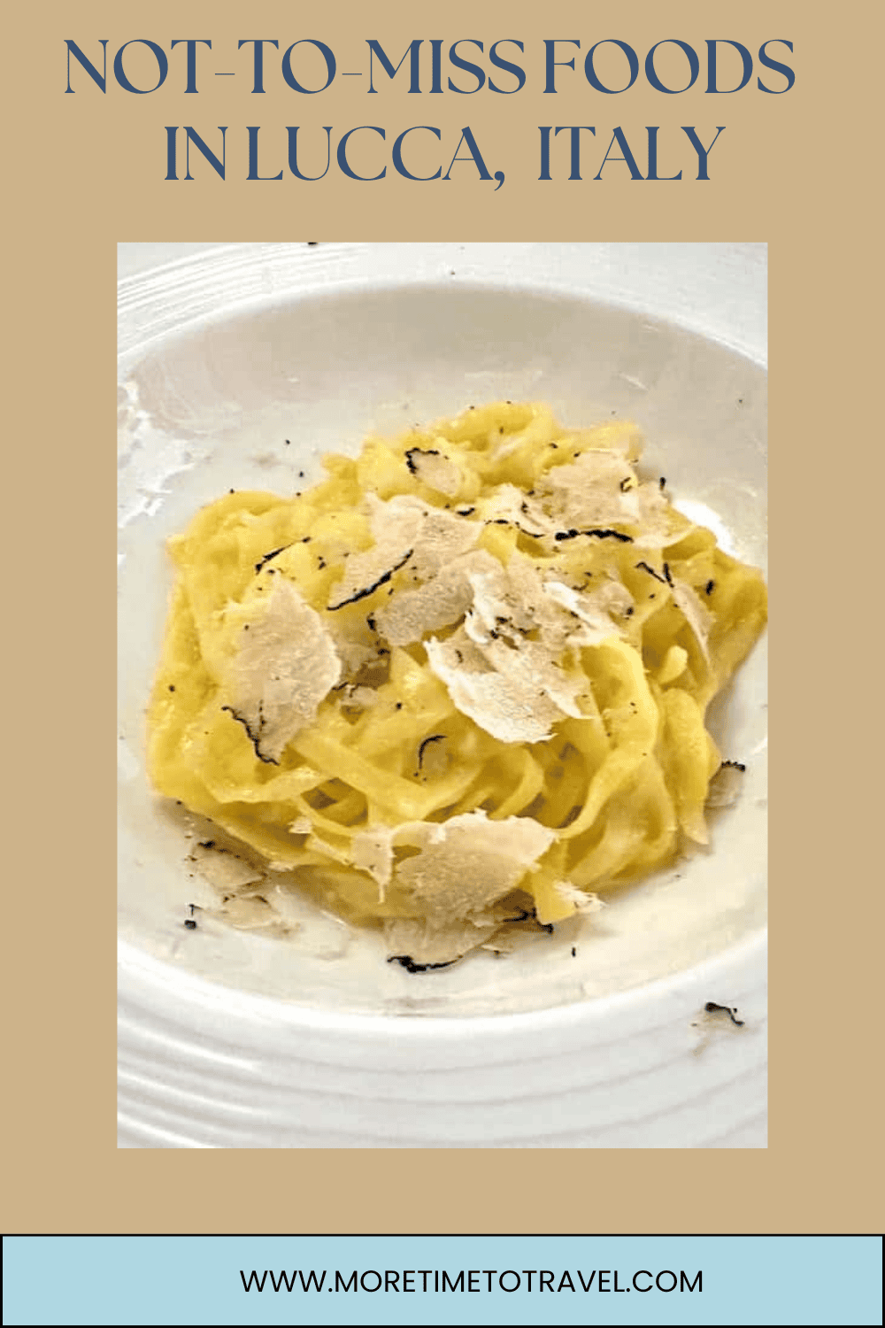 Foods of Lucca pin