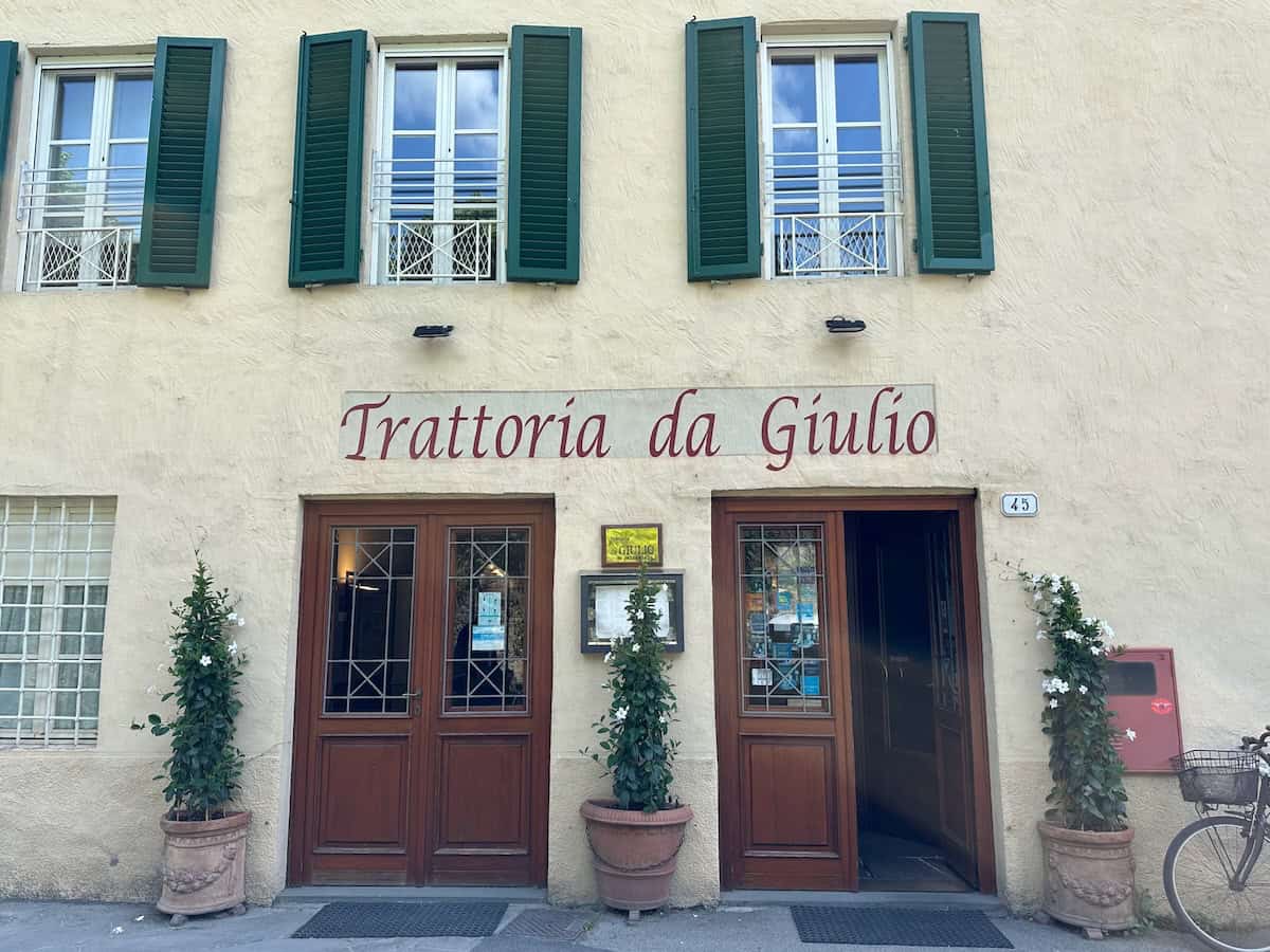 Foods of Lucca: Trattoria da Giulio (credit: Jerome Levine)