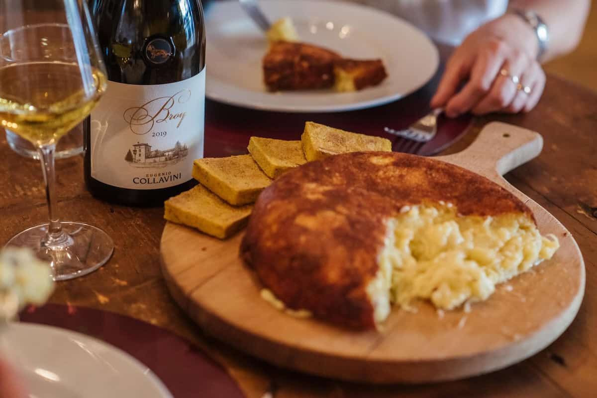 The osteria offers exquisite pairings of local food and Friuli wines (credit: Collavini)