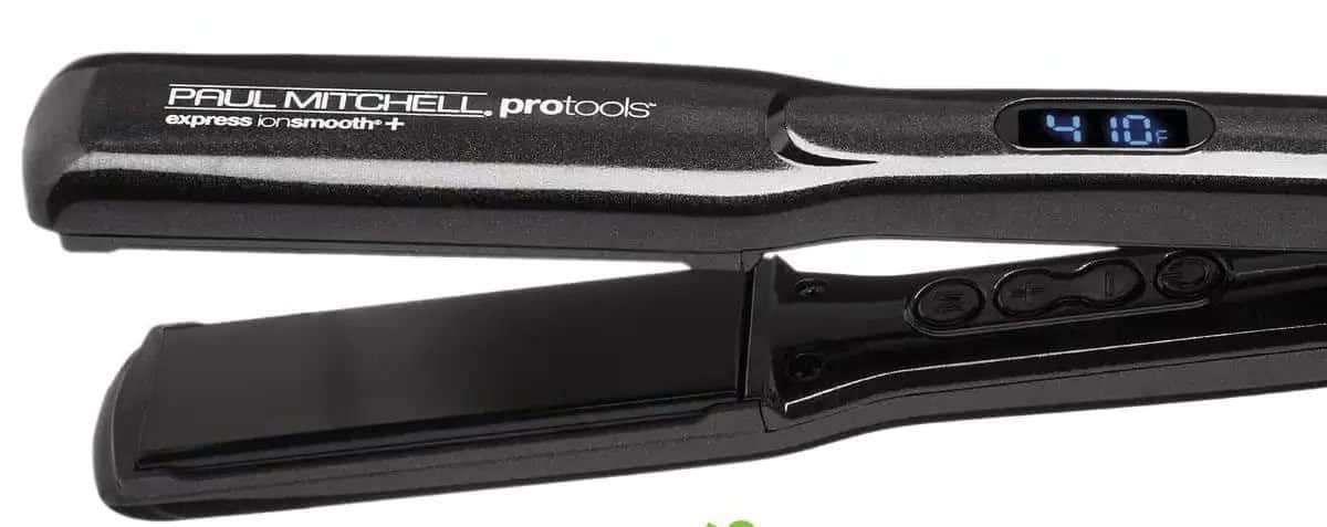 My dual voltage hair iron with 1.25" plates (credit: Paul Mitchell)
