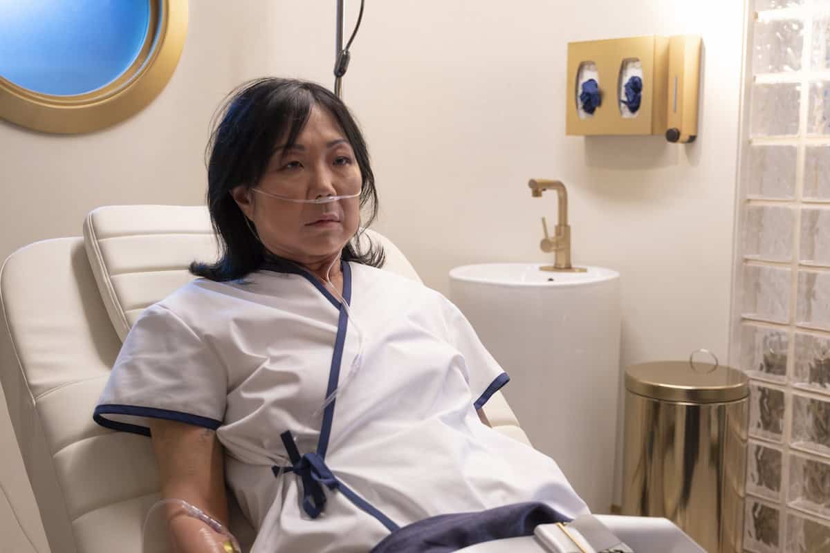 Margaret Cho appears on the Wellness Week episode of Dr. Odyssey (Disney/Ray Mickshaw)