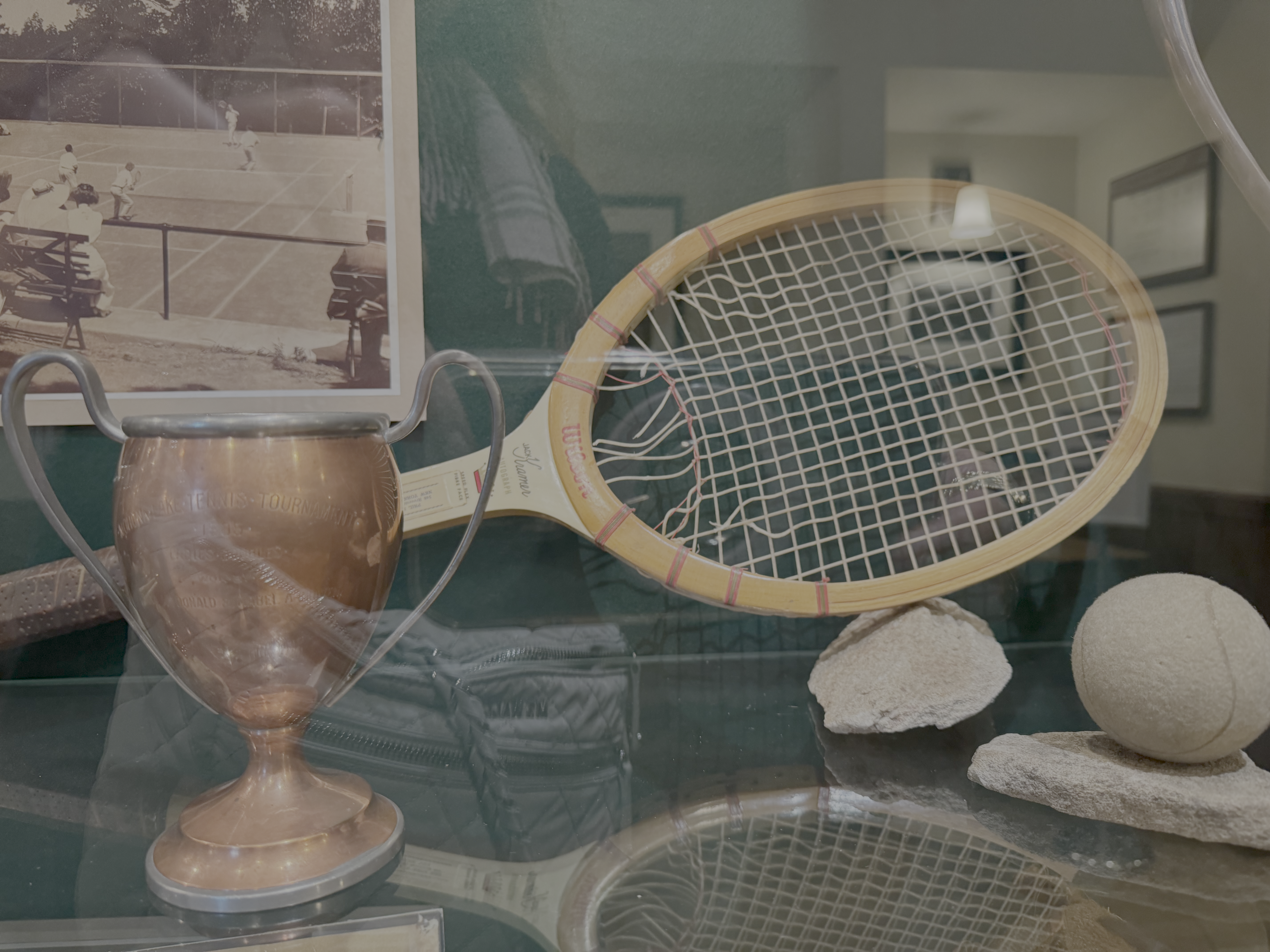 Memorabilia on display at Mohonk Mountain House (credit: Sheryl Kraft)