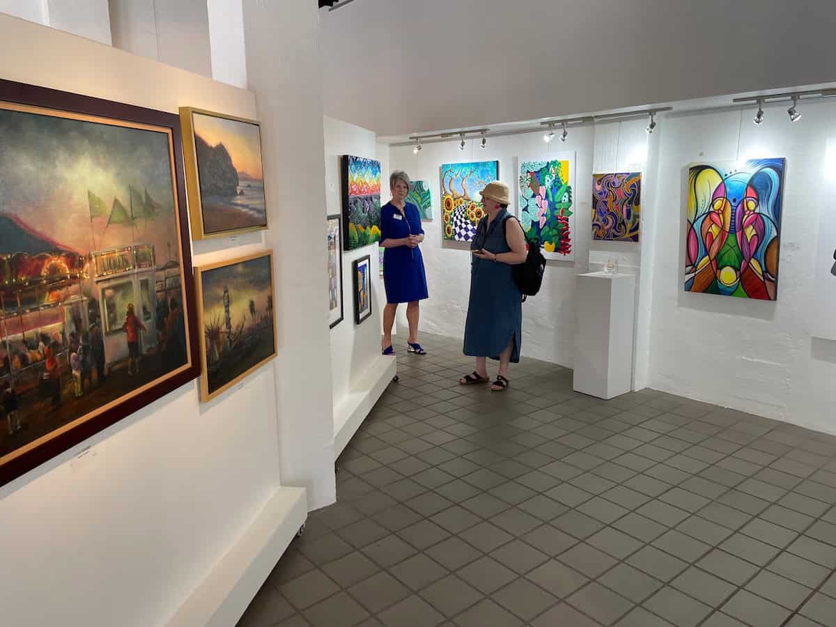 The SOBO Art Gallery featuring local artists (credit: John and Sandra Nowlan)