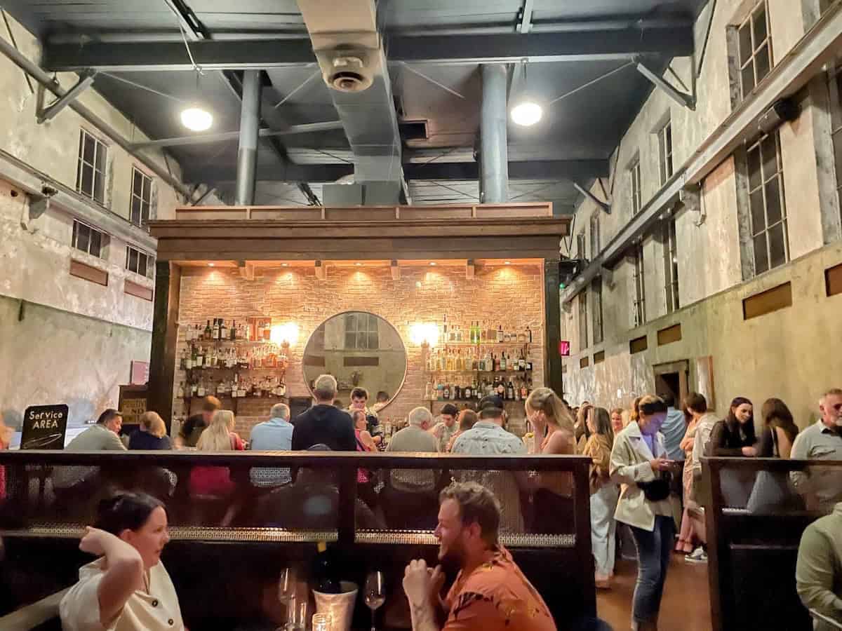 The cavernous Ice Plant Restaurant in St. Augustine (credit: Jerome and Sandra Nowlan)