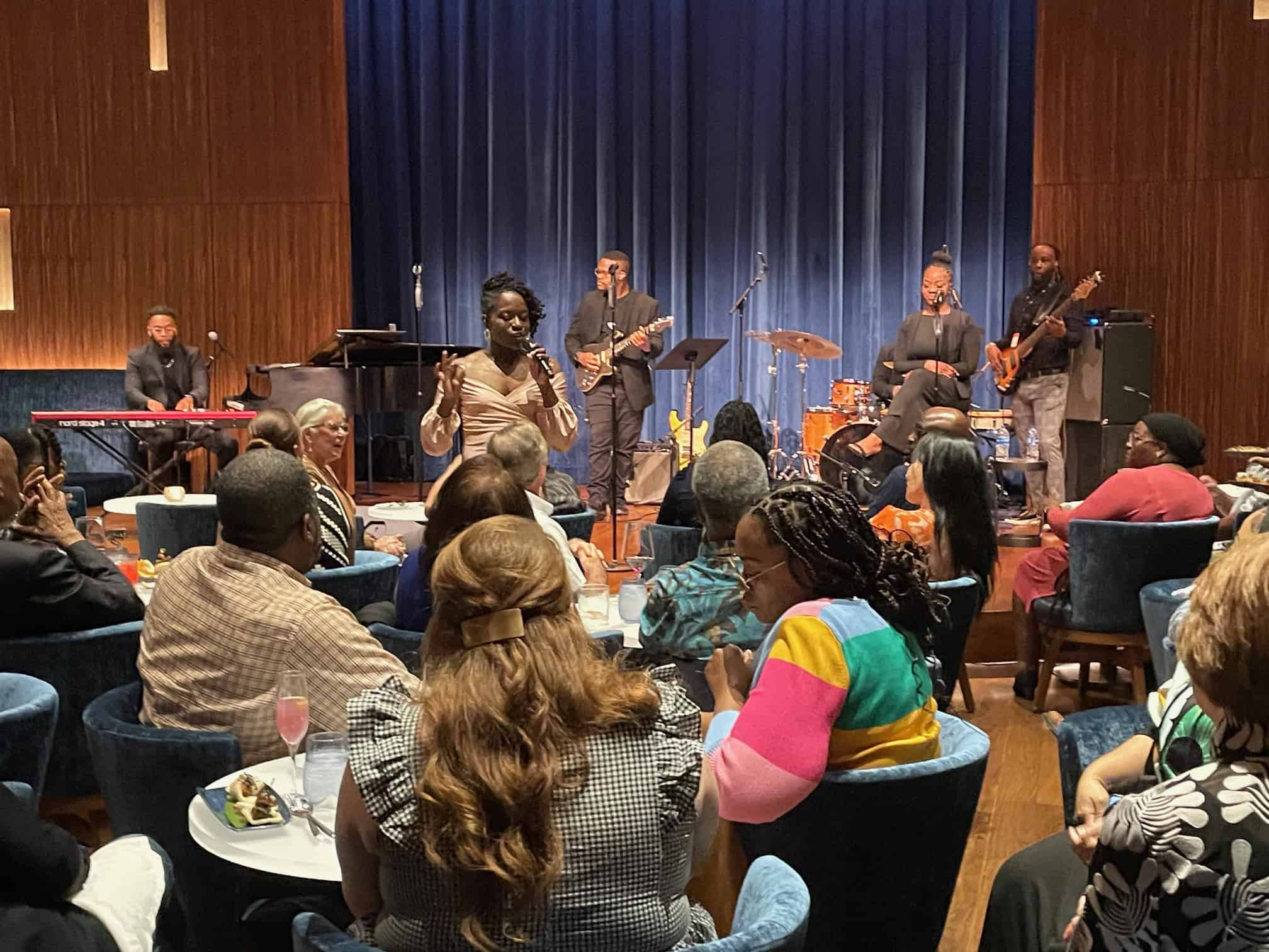 Soul music in the intimate Judson’s Live venue (credit: John and Sandra Nowlan)
