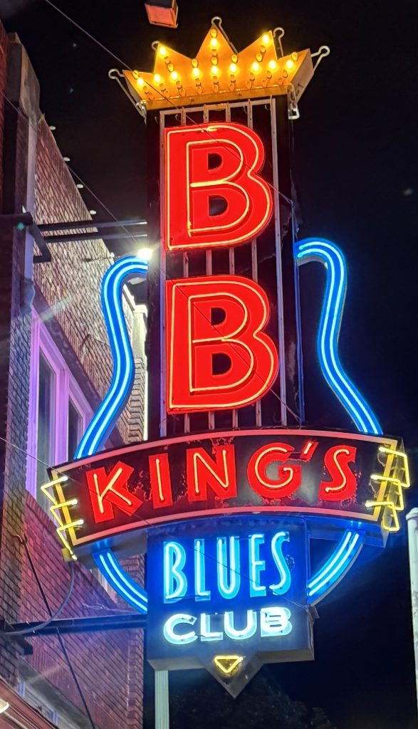 B.B. King's Blues Club is located on Beale Street in Memphis (credit: Jackie Sheckler Finch)