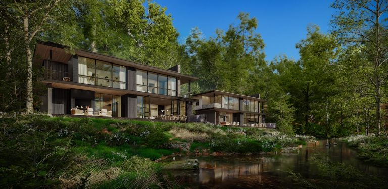 Artist rendering, One&Only Hudson Valley (credit: Kerzner International)
