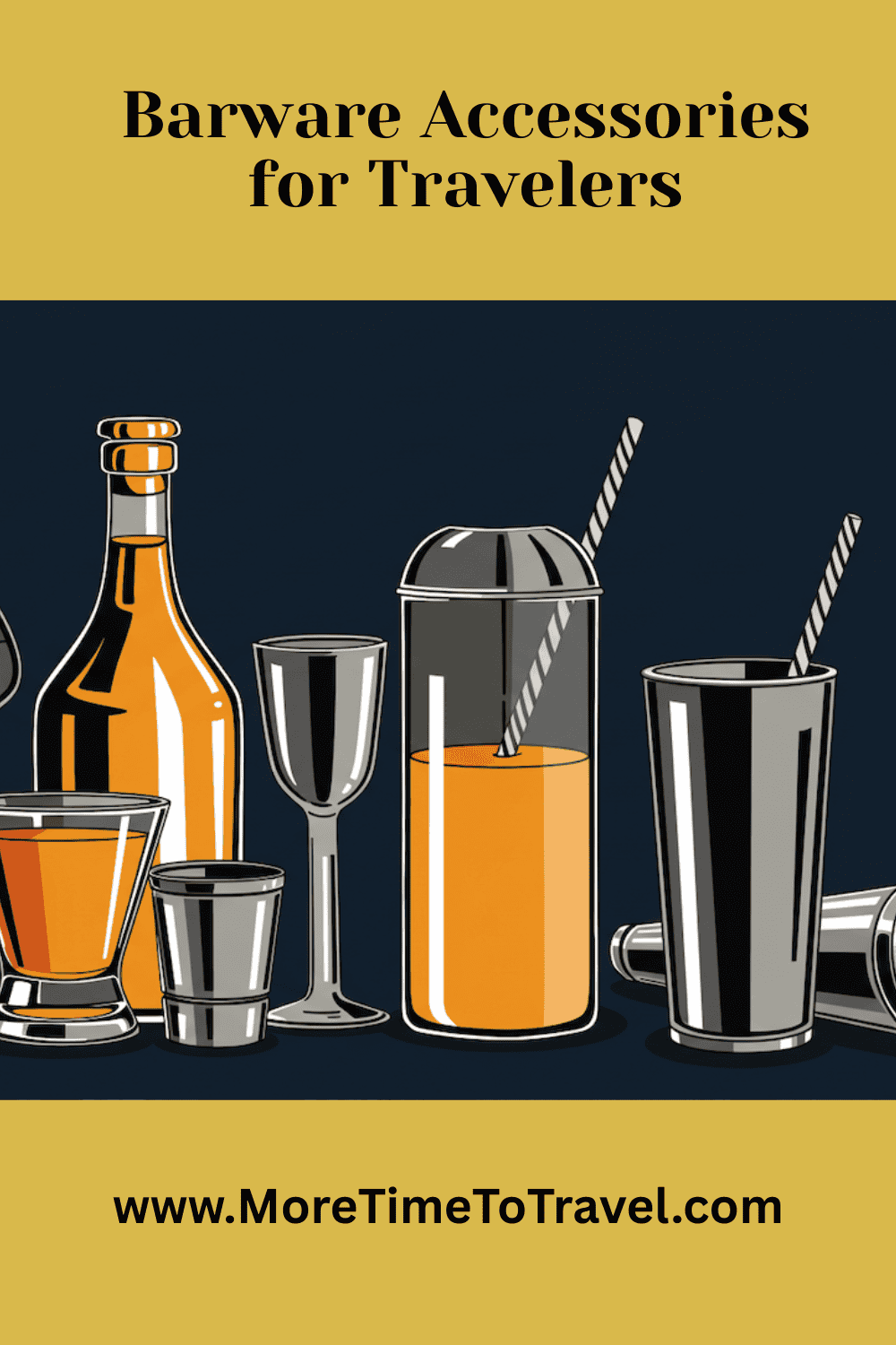 Bar accessories for Travelers Pin 