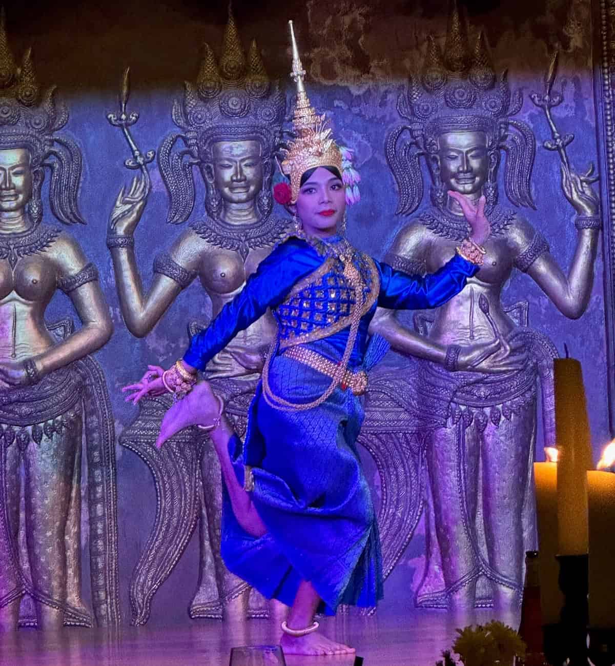 Apsara dance performance at our farewell dinner(credit: Keith Kehlbeck)
