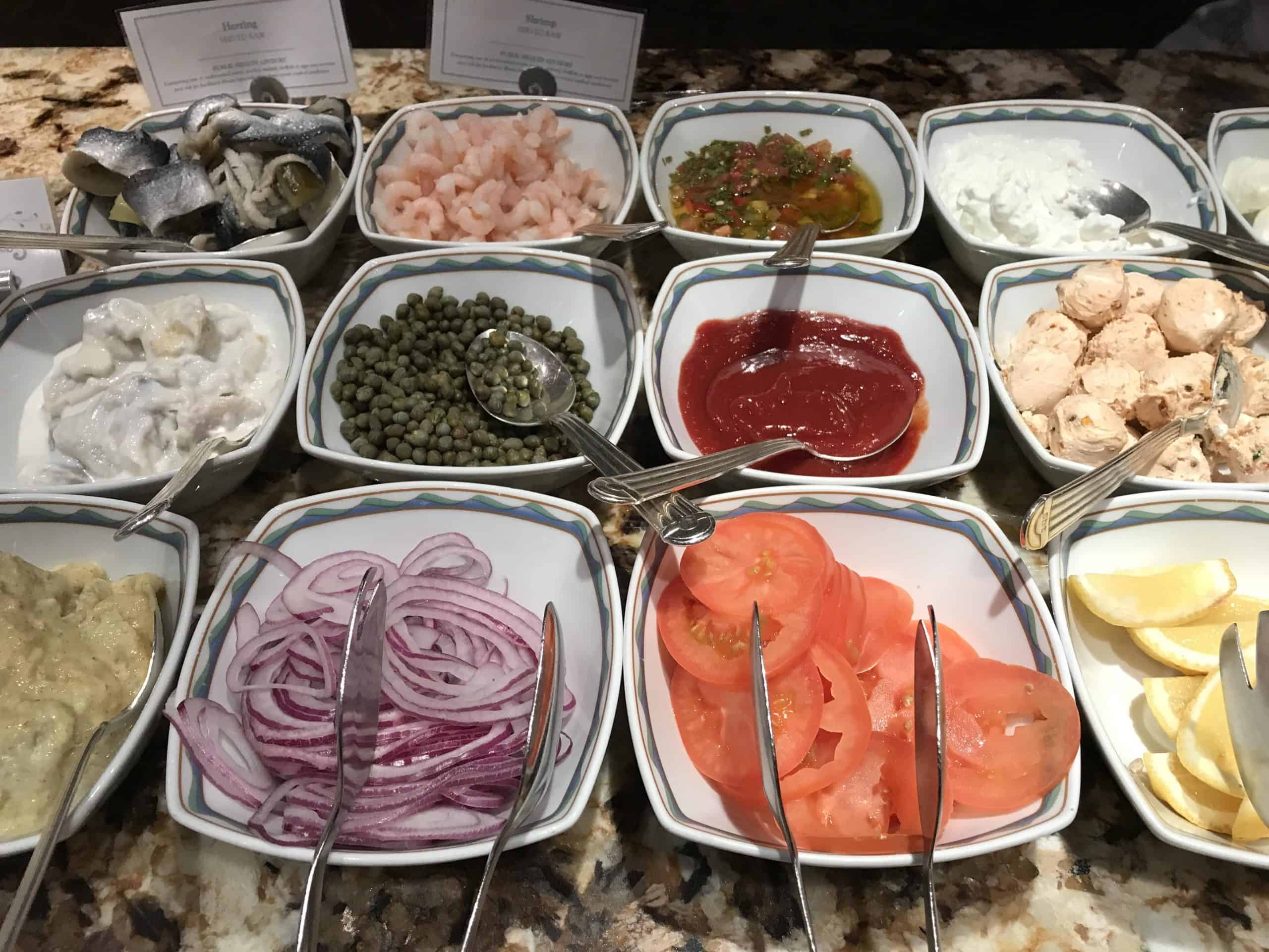 My husband on a recent Cruise ship buffet with serving tools touched by multiple passengers (credit: Jerome Levine)