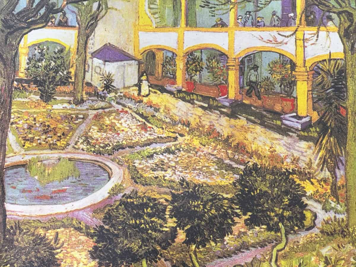 Poster of van Gogh's Garden at Arles (credit: Jerome Levine)