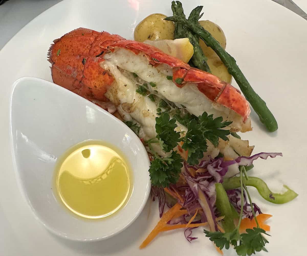 Lobster dinner prepared perfectly (credit: Jackie Sheckler Finch)