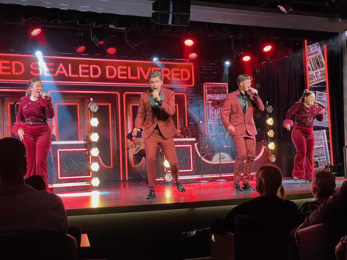 Quartet of talented British performers with high-tech stage shows (credit: John and Sandra Nowlan)
