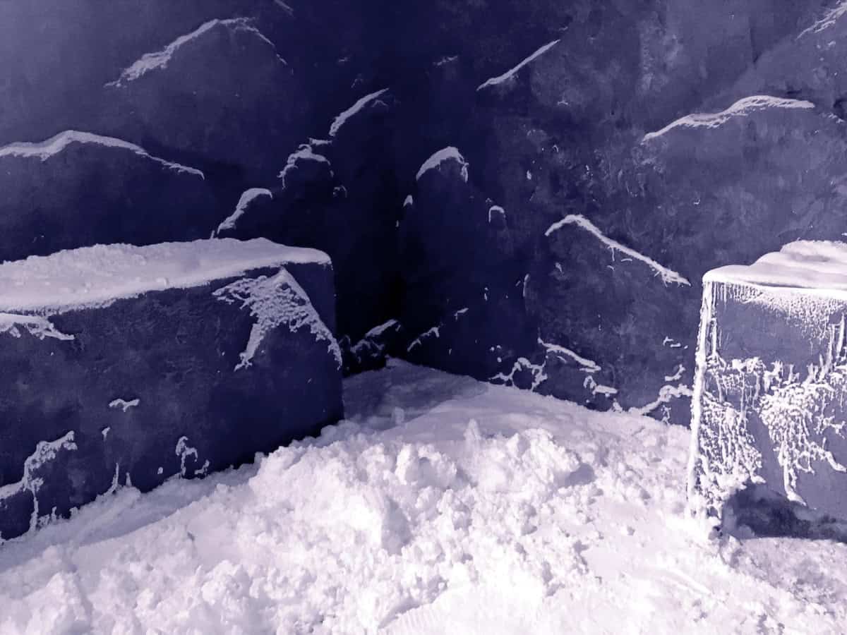 Snow grotto in the Nordic Spa on Viking Mars (credit: Jackie Sheckler Finch)