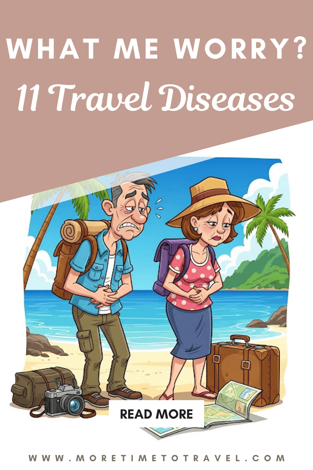 Travel diseases pin (credit: Gemini)