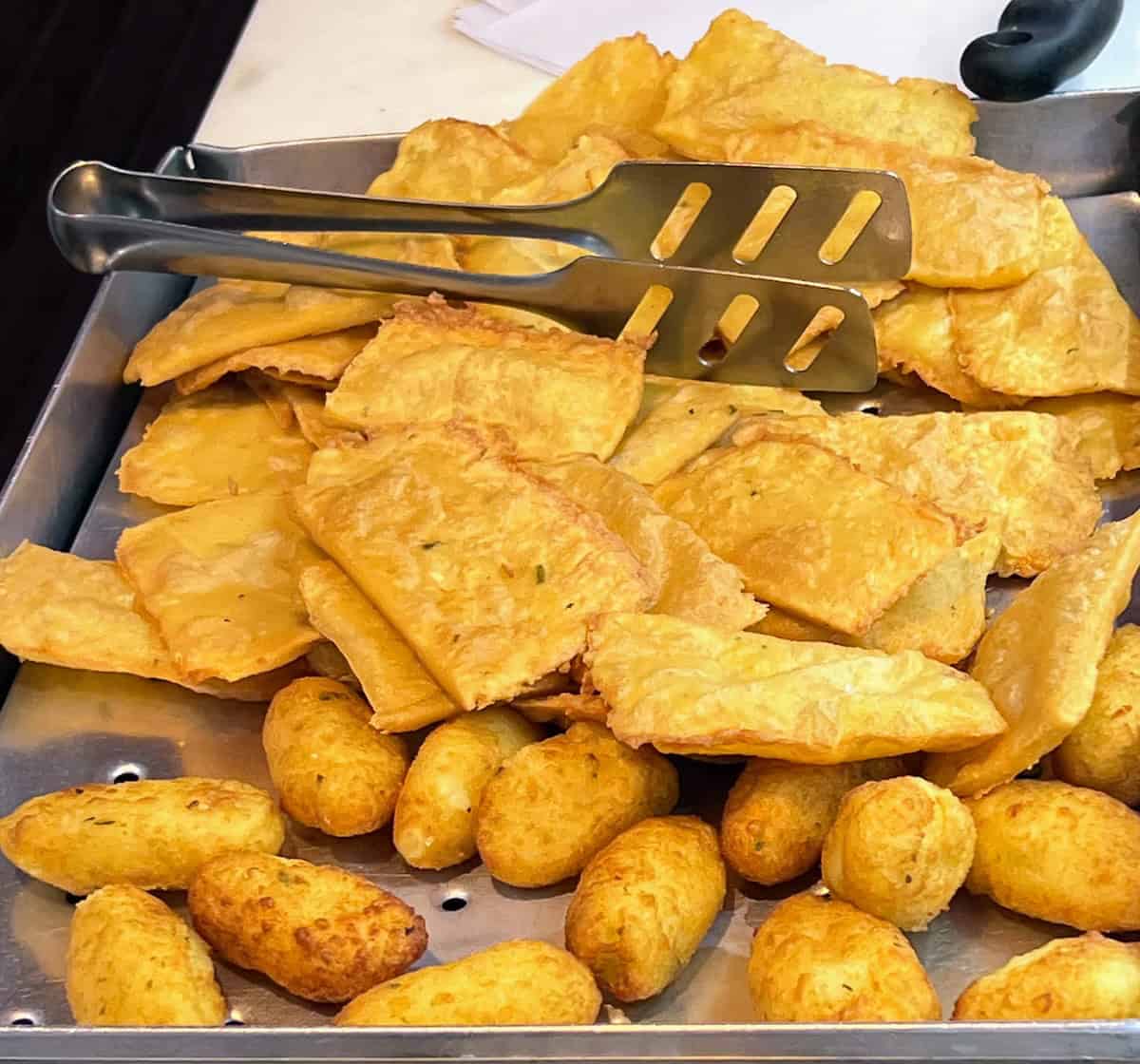 Fried fish on our culinary tour of Palermo (credit: Jerome Levine)