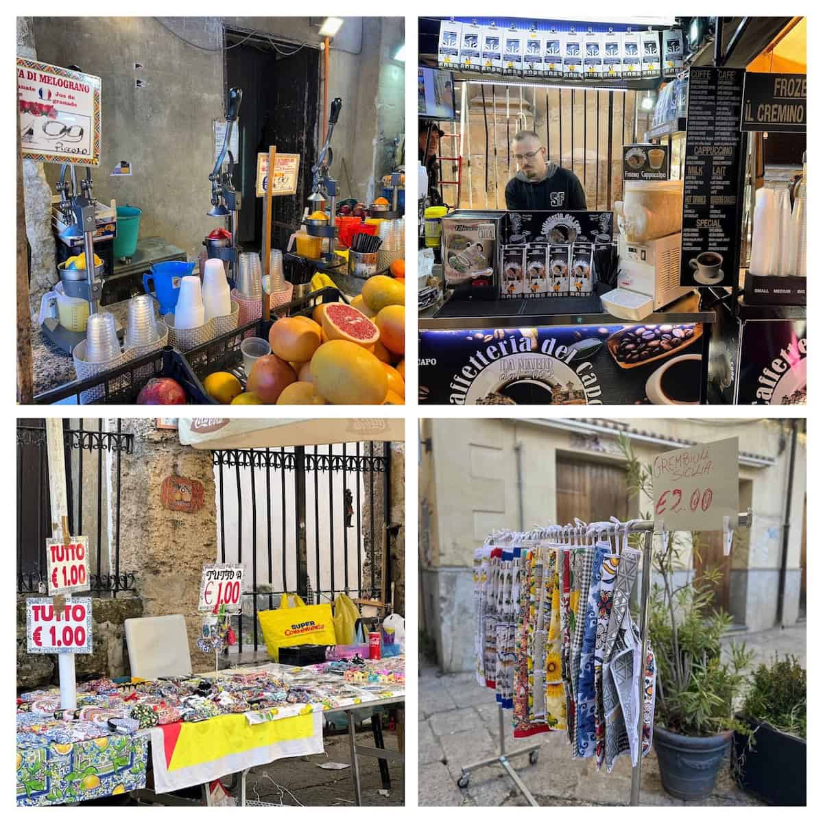 A little bit of everything at the El Capo Market in Palermo (credit: Jerome Levine)
