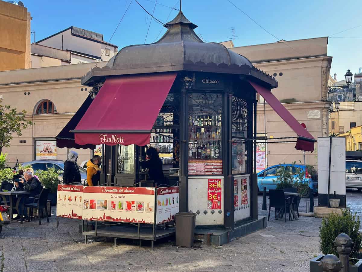 Quaint Kiosk near the Capo Market in Palermo (credit: Jerome Levine)
