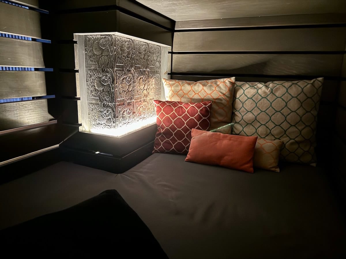 Moroccan Lounge, BALNEA Spa Thermal Reserve, Bromont (cedit: Hilary Nangle)