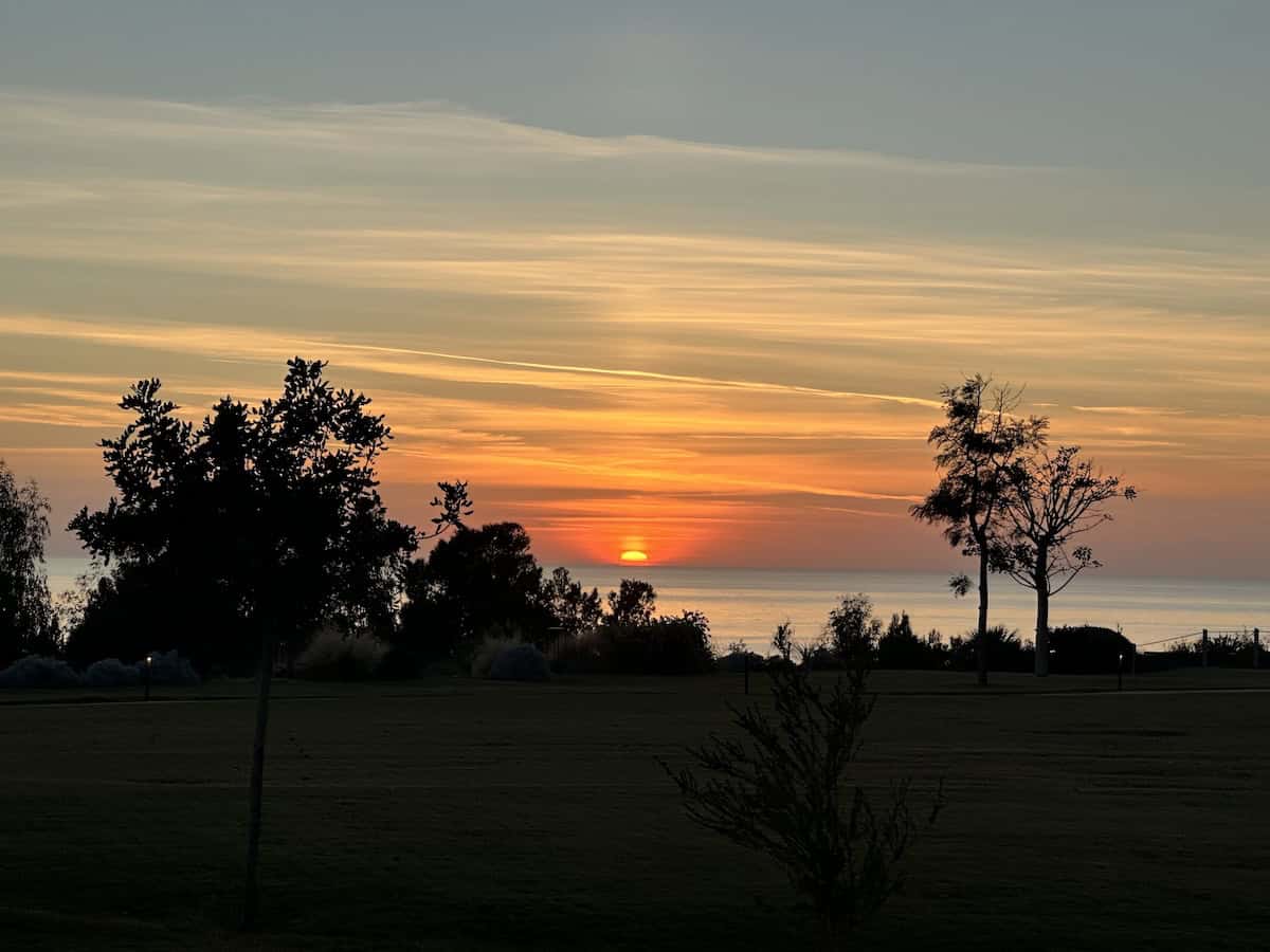 Sunset in Agrigento, Sicily (credit: Jerome Levine)