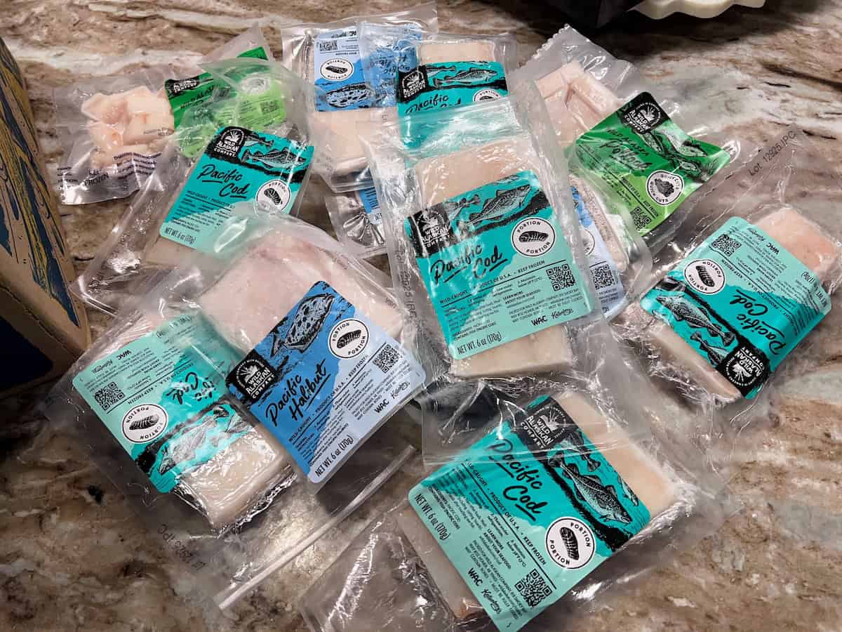 Unpacking the box on my kitchen island (credit: Jerome Levine)