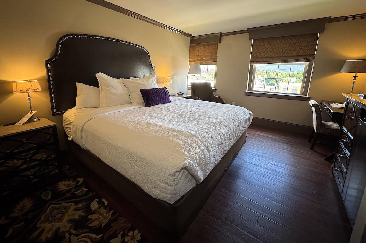 My room at the Bolling Wilson Hotel (credit: Jackie Sheckler Finch)
