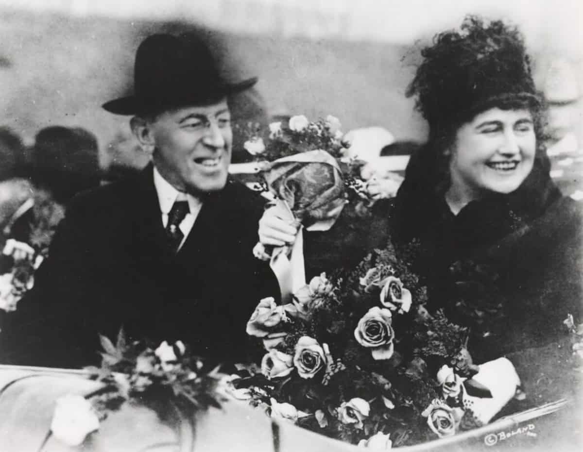 President Woodrow Wilson and First Lady Edith Bolling Wilson (credit: Edith Bolling Wilson Museum)