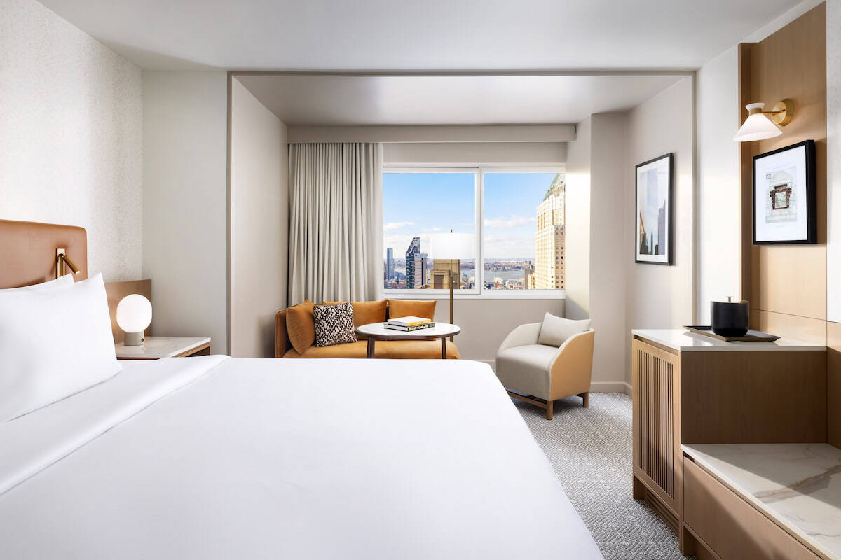 King Guestroom with a river view (credit: Hyatt)