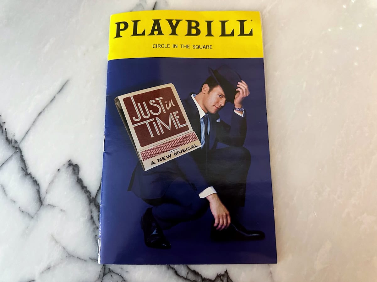 Just in Time playbill (credit: Jerome Levine)