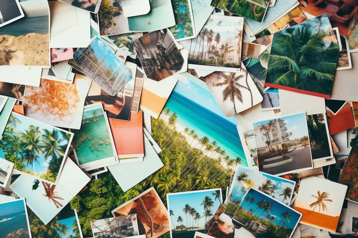 Collage of travel pictures