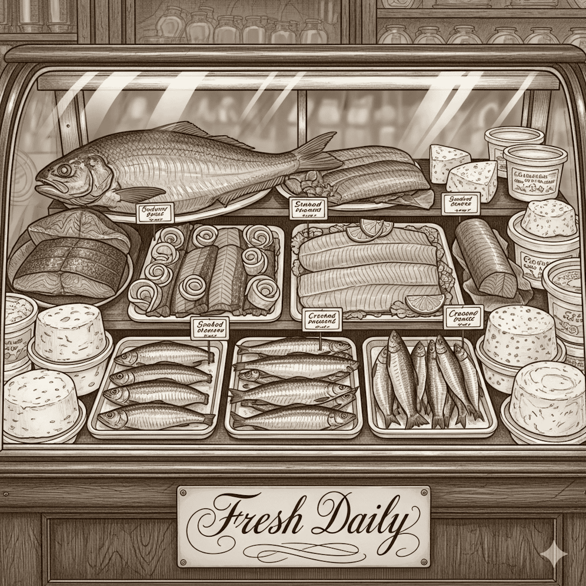 An appetizing store counter (credit: Gemini)
