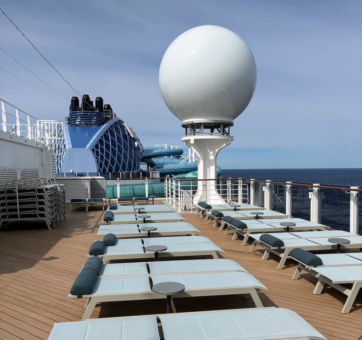Deck 16 with ample space/room for everybody on board looking to lounge (credit: Ashley Fenton)