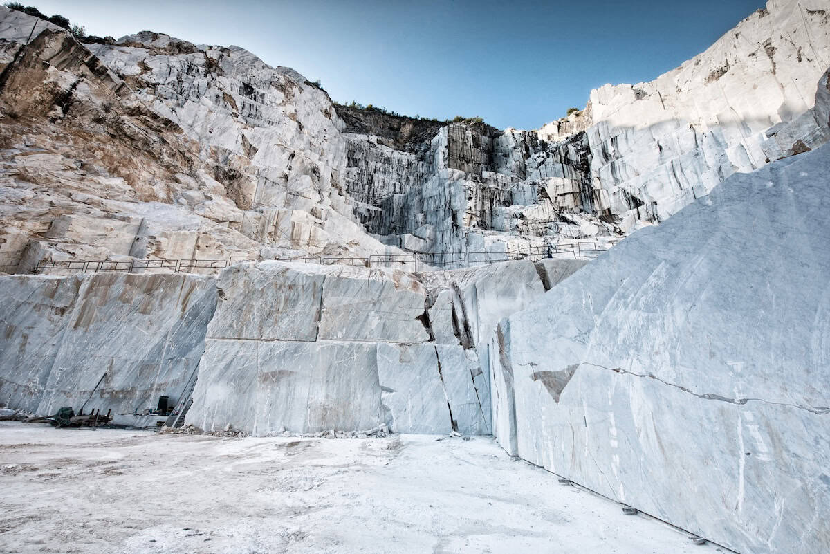 A marble quarry in Carrara (Tuscany), Italy (credit" DepositPhotos)