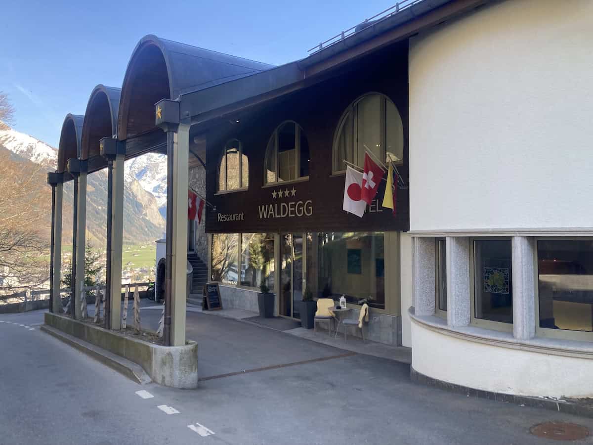 Entrance to the Thai restaurant in Engelberg (credit Keith Kehlbeck)