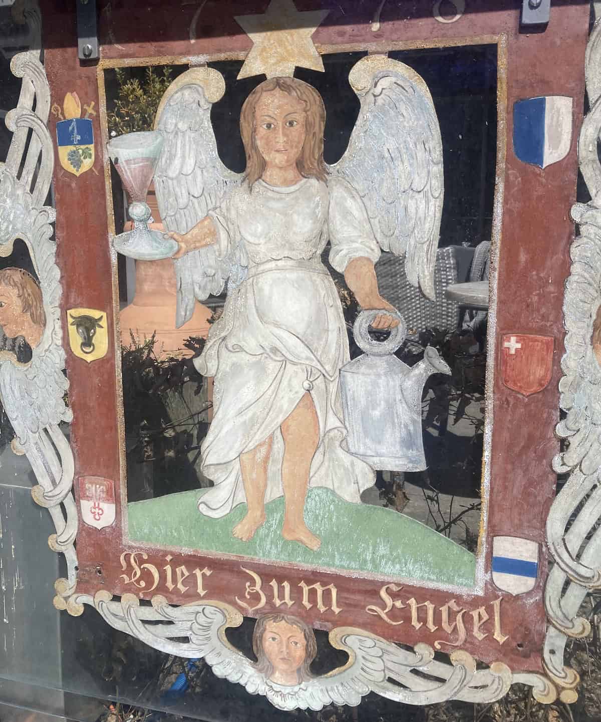 The angel at Engelberg (credit: Keith Kehlbeck)
