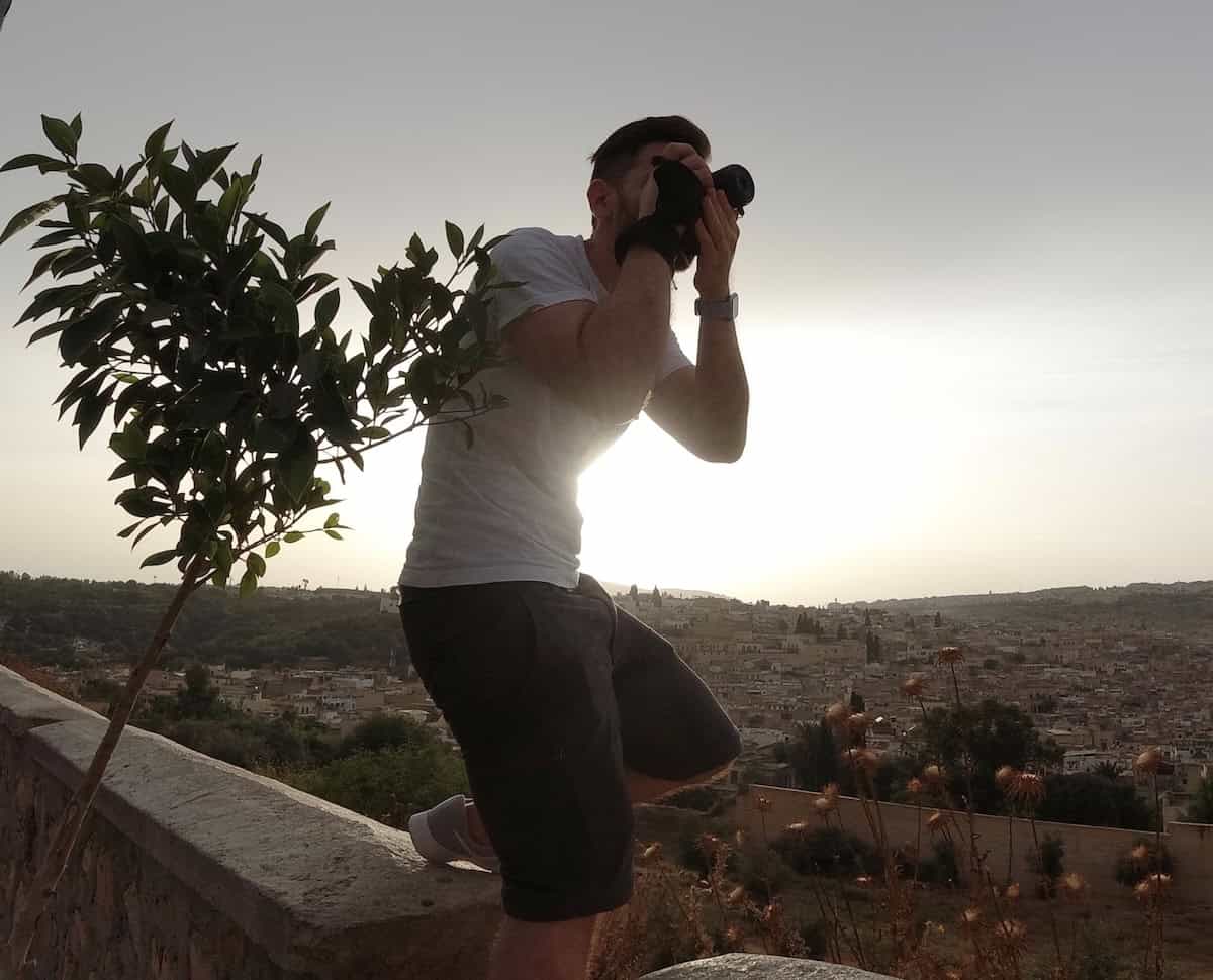 Daniele Foti traveling solo in Marrakech (credit: Daniele Foti)