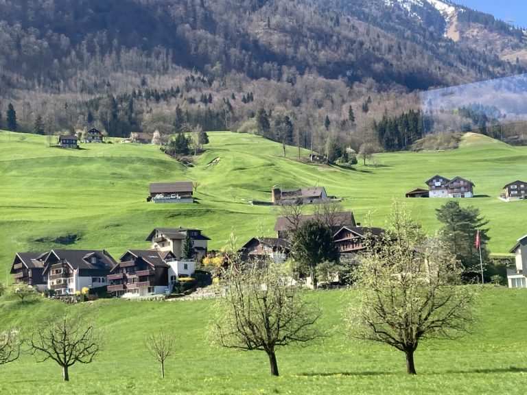 The view from Villa Hundert (credit: Keith Kehlbeck)