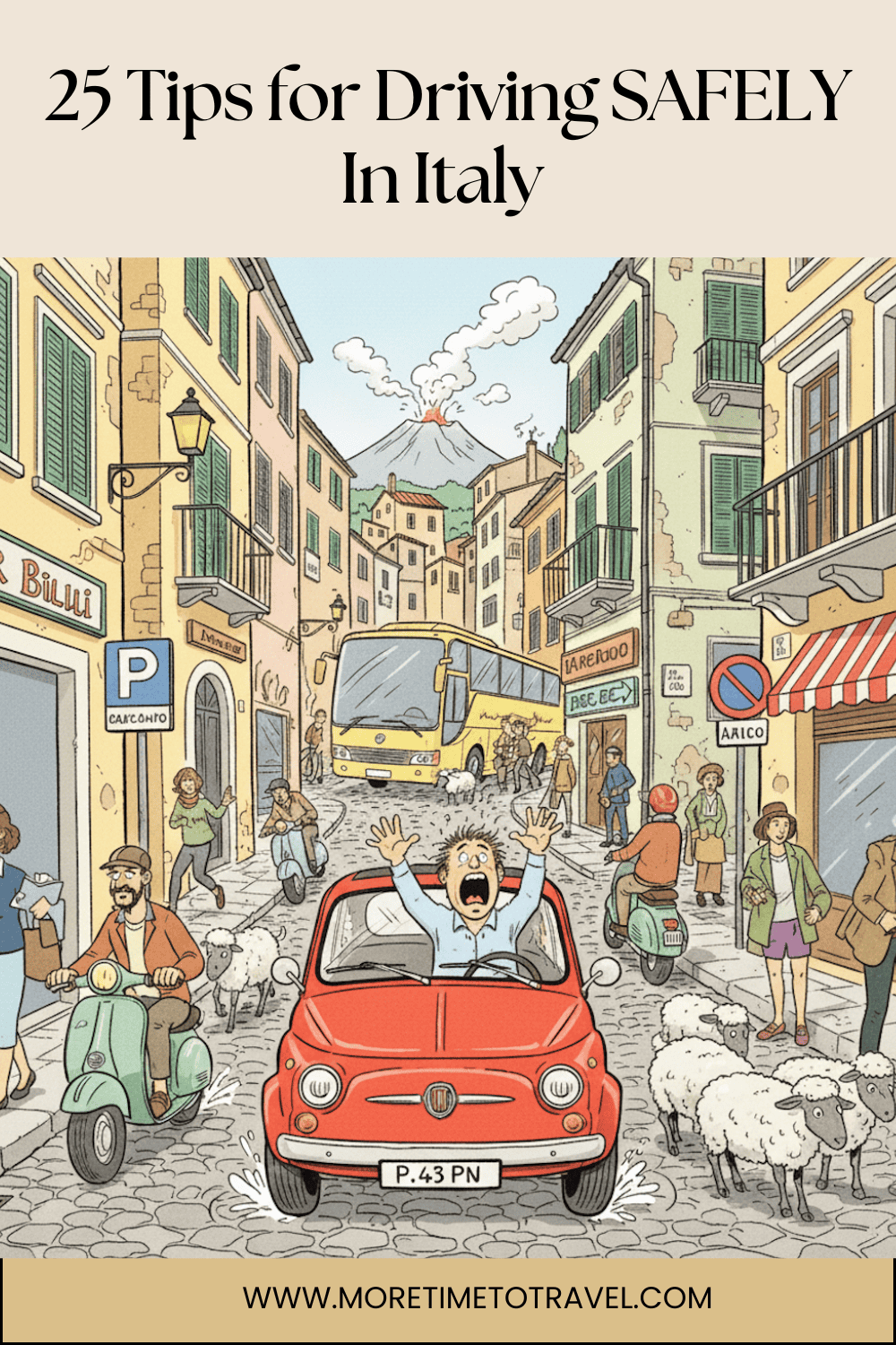 Driving Safely in Italy pin
