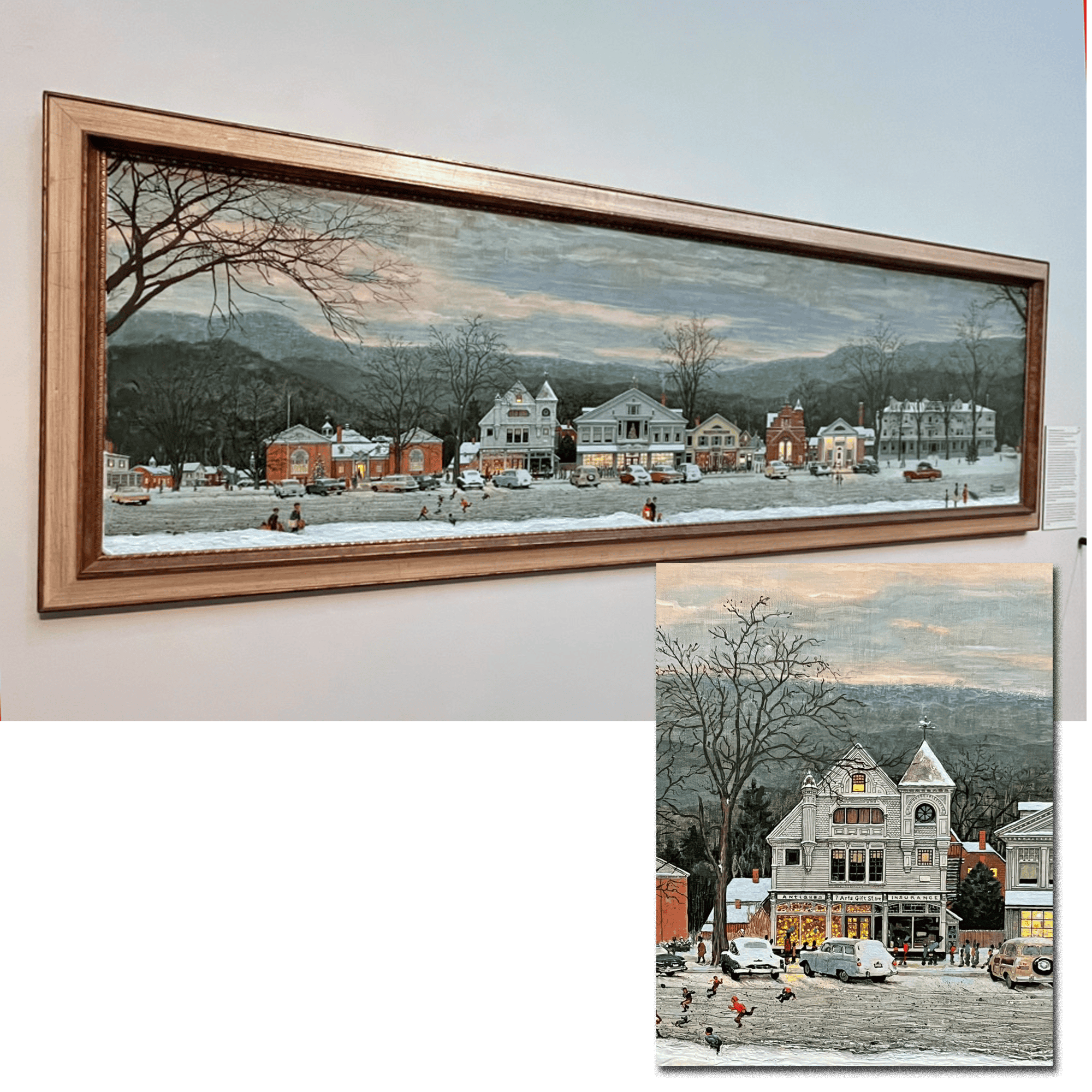 Norman Rockwell painting of Stockbridge, MA, in the Berkshires credit: Laura Kelly)